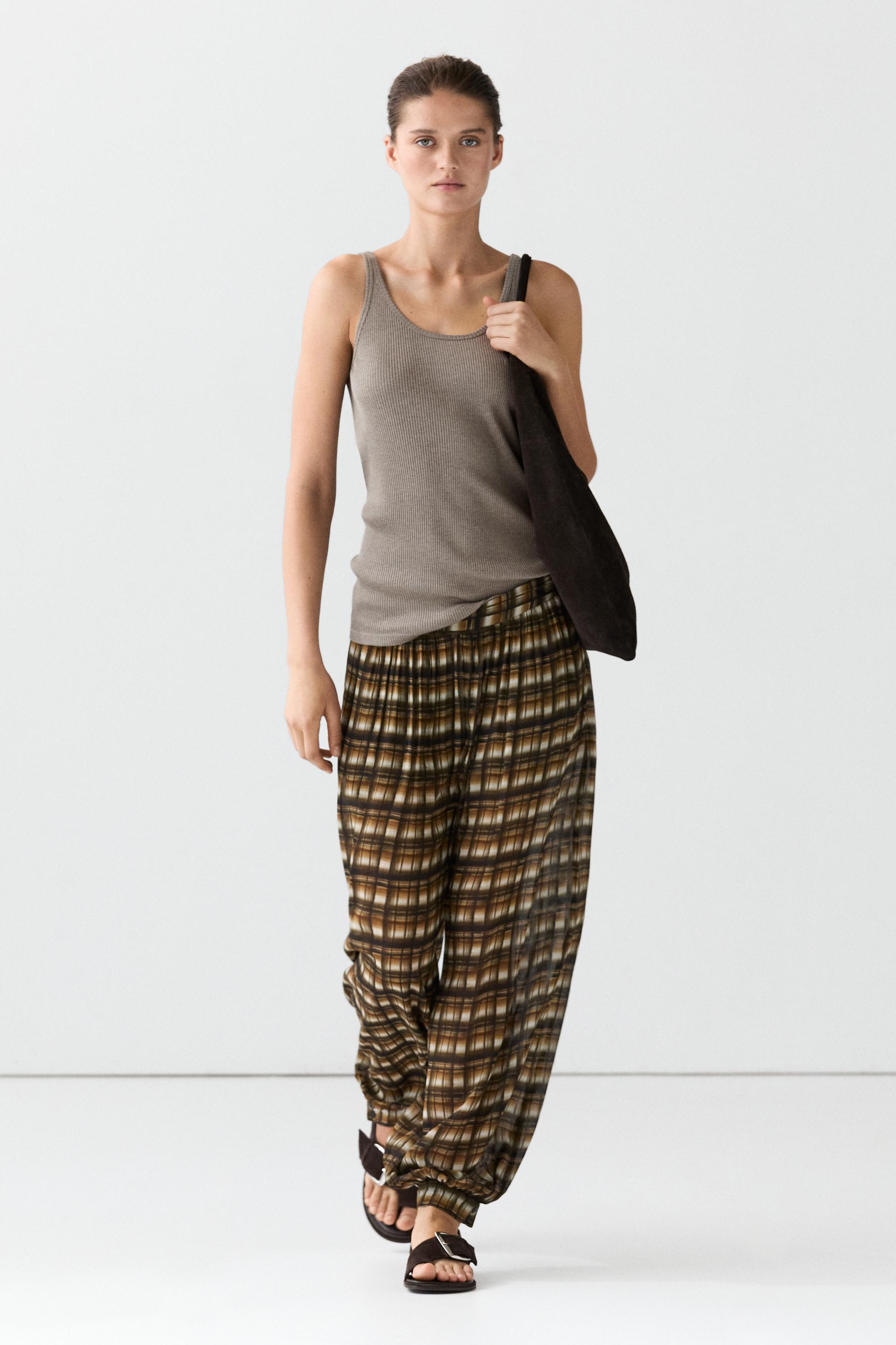 Flowing sarouel trousers